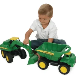Big Scoop John Deere Excavator & Dump Truck