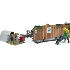 BWorld Cow & Calf Barn with Farmer