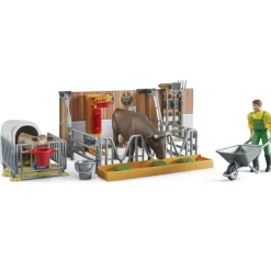 BWorld Cow & Calf Barn with Farmer
