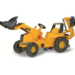CAT Kids Tractor With Frontloader & Rear Excavator