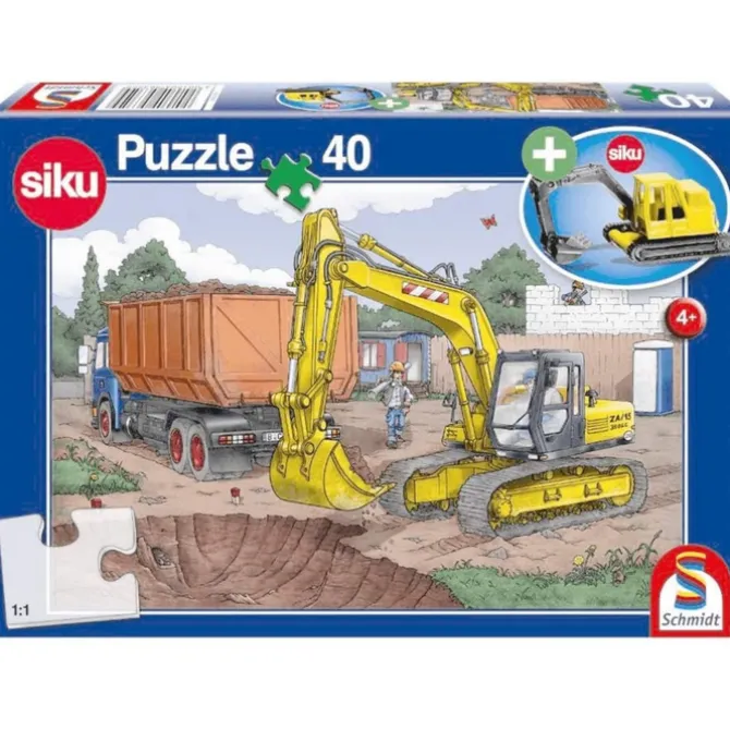 Digger 40pc Puzzle & Play