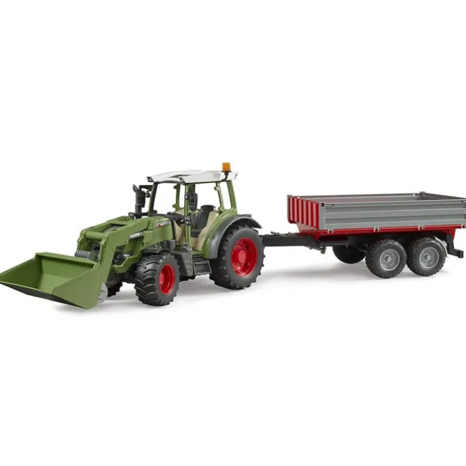 Fendt Vario with Front Loader & Tipping Trailer