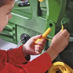 John Deere Pedal Tractor with Pneumatic Tyres, Gears & Brakes