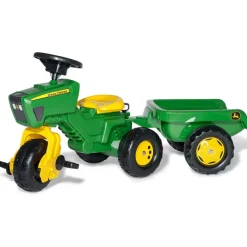 John Deere Trike Tractor with Sound & Trailer