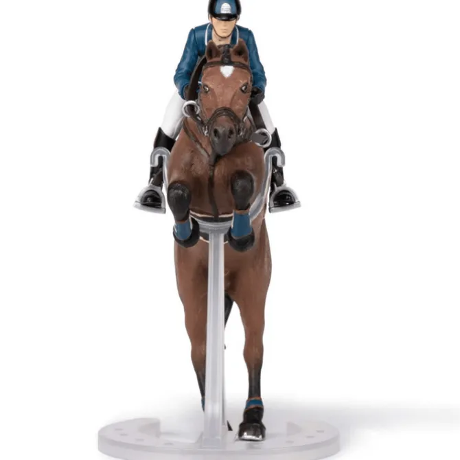 Jumping Horse with Rider