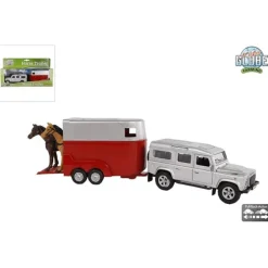 Land Rover Defender with Horse Trailer