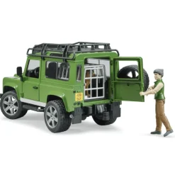 Land Rover Defender with Forest Ranger & Dog