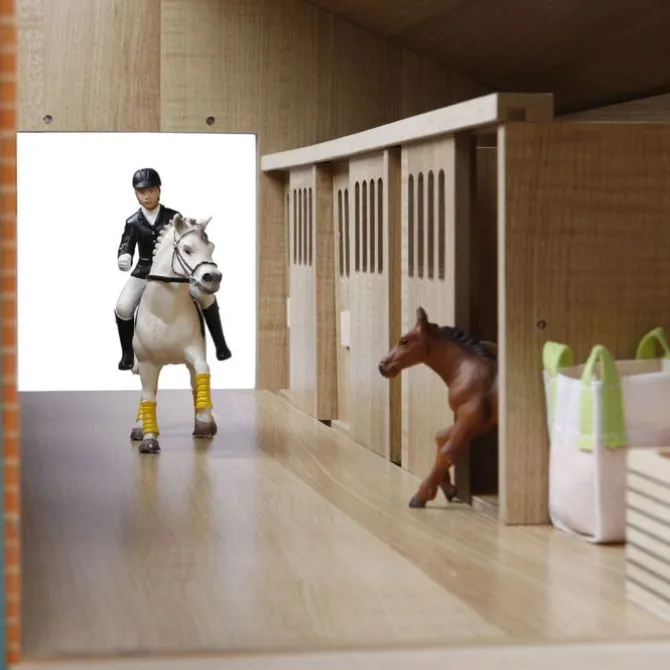 Large Wooden Horse Stable