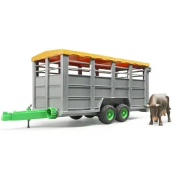 Livestock Trailer with Cow