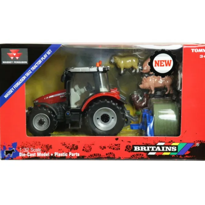 Massey Ferguson Tractor Playset