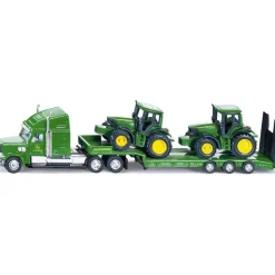 Mini John Deere Low Loader & 2 Tractors