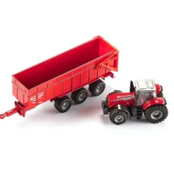 Mini Massey Ferguson Tractor with Trailer