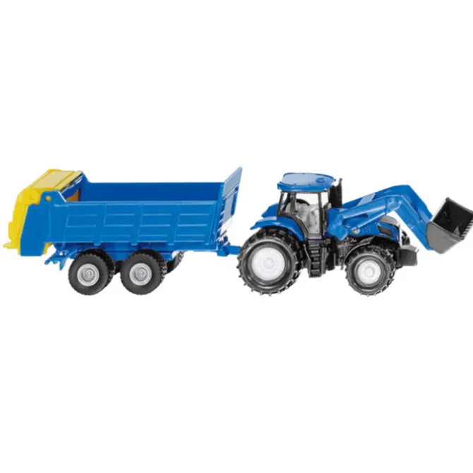 Mini New Holland with Loader & Manure Spreader
