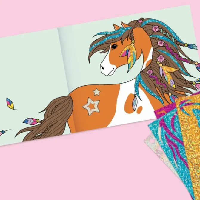 Miss Melody Glitter Foils Horse Activity Book