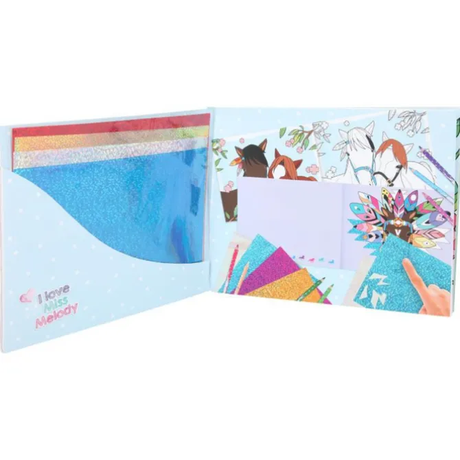 Miss Melody Glitter Foils Horse Activity Book