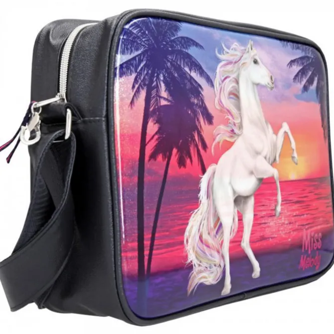 Miss Melody Glitter Horse Shoulder Bag