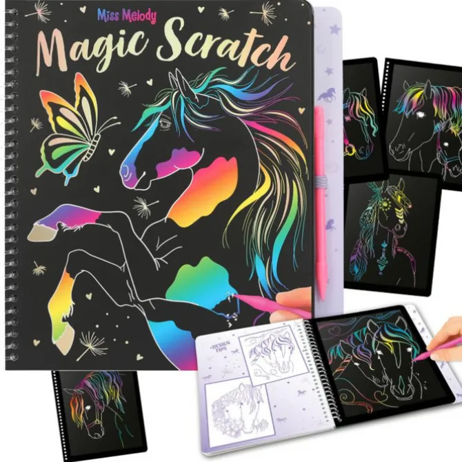 Miss Melody Magic Scratch Book