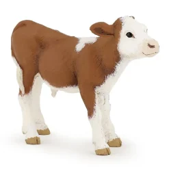 Papo Brown & White Simmental Calf