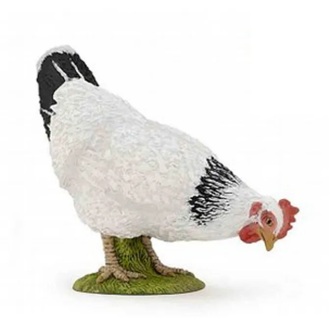 Papo Pecking White Hen