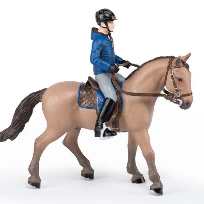 Papo Walking Horse with Male Rider