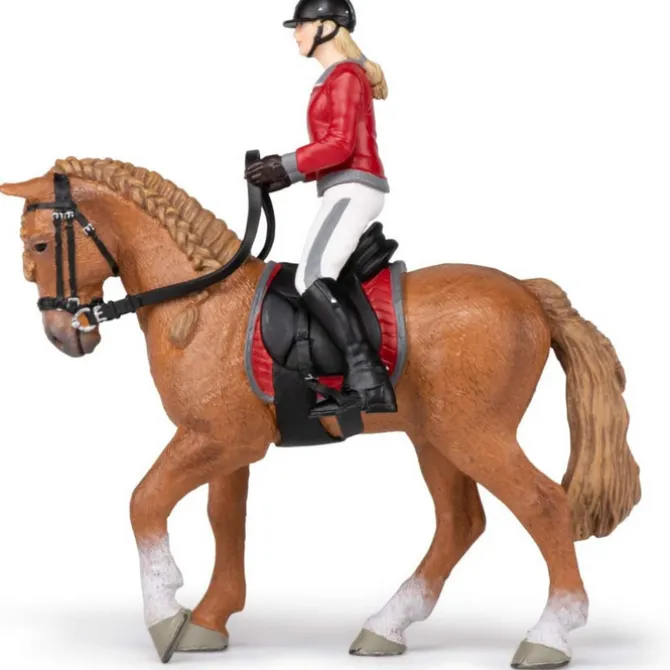 Papo Walking Horse with Riding Girl