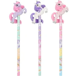 Pencil with 3D Unicorn Topper