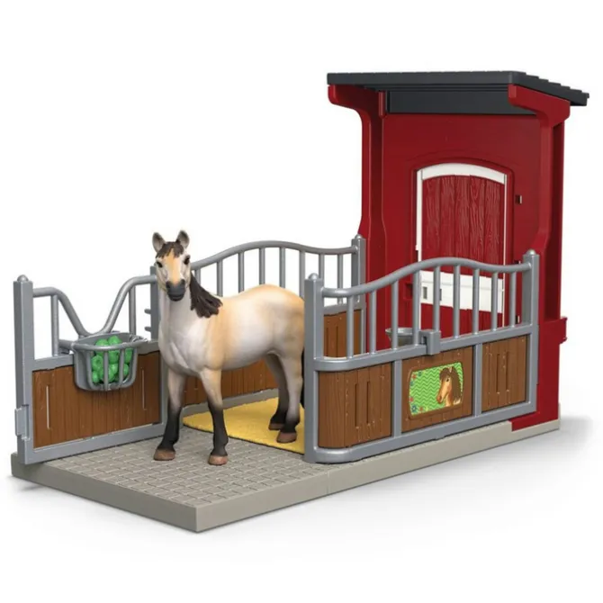 Pony Box with Mustang Mare Toy Playset