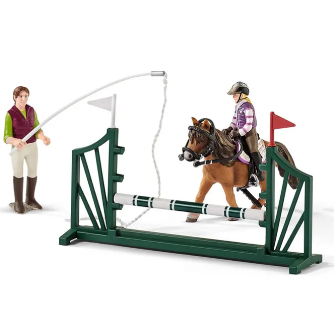Riding School with Riders & Horses