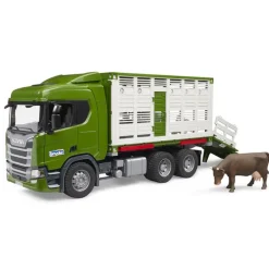 Scania Super 560R Cattle Transporter with Cow