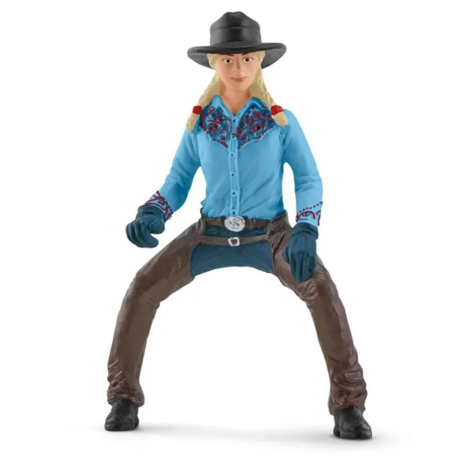 Schleich Cowgirl Team Roping Fun