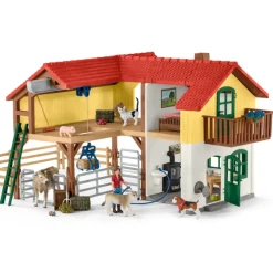 Schleich Large Farm House with Animals & Accessories
