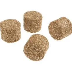 Set of 4 Round Straw Bales