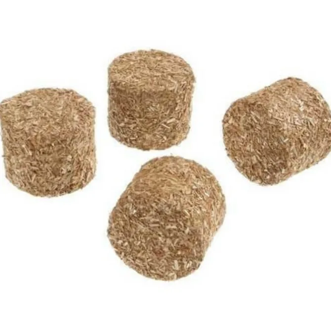 Set of 4 Round Straw Bales
