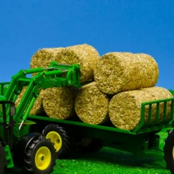 Set of 4 Round Straw Bales