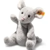 Steiff Soft Cuddly Cheesy Mouse Sitting - 19cm