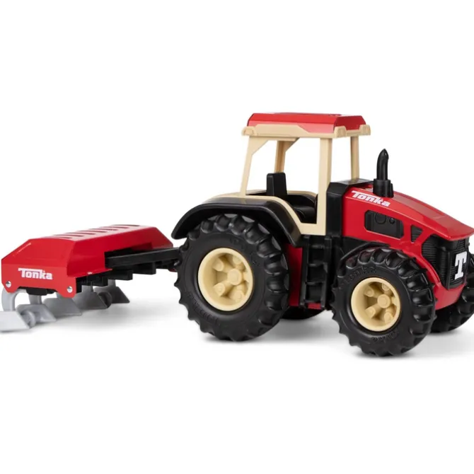 Tonka Steel Classics Tractor & Plough