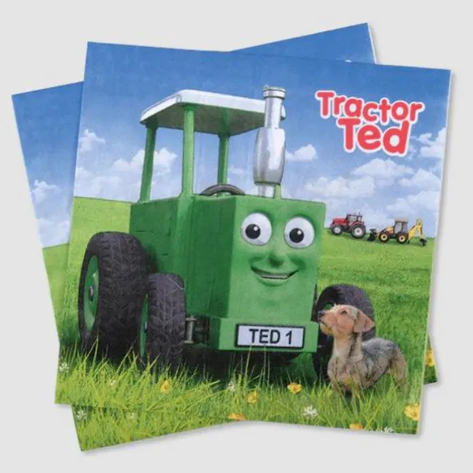 Tractor Ted Paper Party Tableware