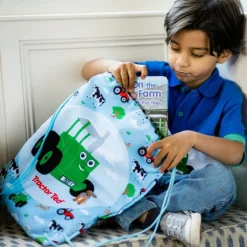 Tractor Ted Drawstring Bag