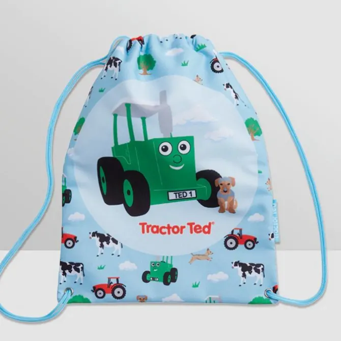Tractor Ted Drawstring Bag