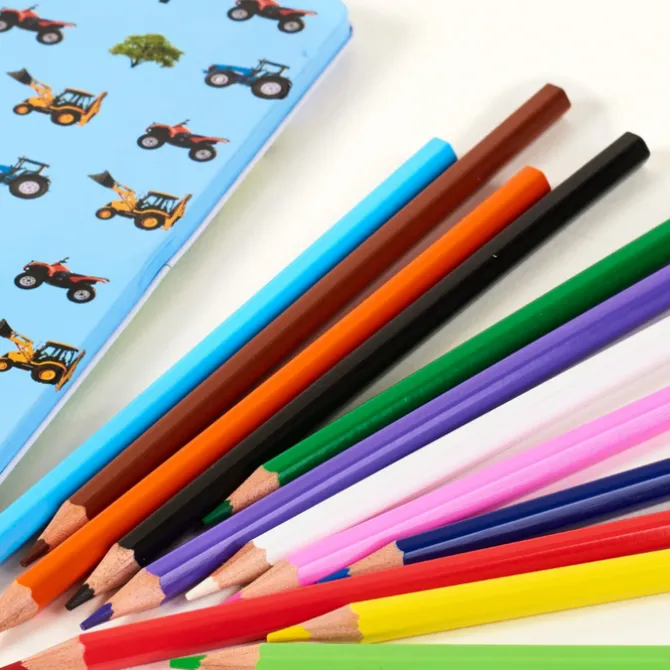 Tractor Ted Pencil Tin