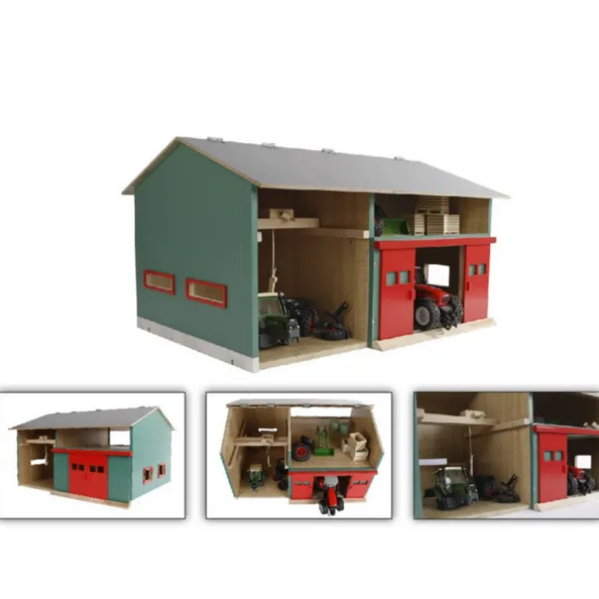 Workshop with Storage & Red Doors