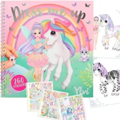 Ylvi Unicorn Dress Me Up Stickerbook